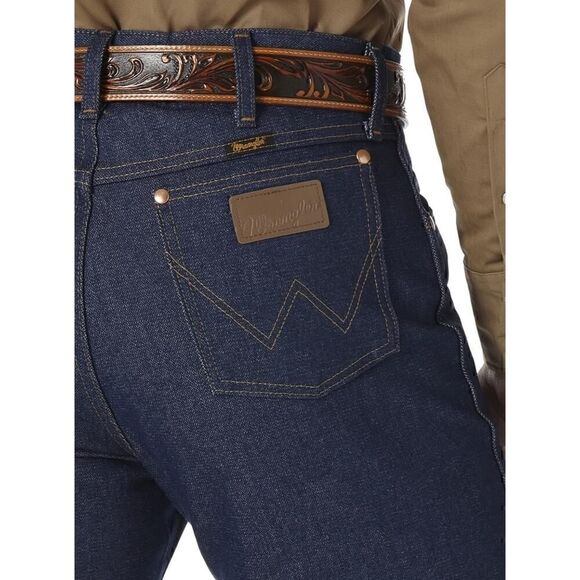 Wrangler Men’s 13MWZ Cowboy Cut Original Fit Jean Indigo Blue 38X34 NWT - Picture 4 of 14